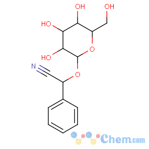 CAS No:99-18-3 (2R)-2-phenyl-2-[(2R,3R,4S,5S,6R)-3,4,<br />5-trihydroxy-6-(hydroxymethyl)oxan-2-yl]oxyacetonitrile