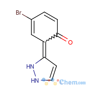CAS No:99067-15-9 4-bromo-6-(1,2-dihydropyrazol-3-ylidene)cyclohexa-2,4-dien-1-one