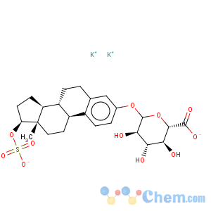 CAS No:99156-45-3 17Beta-estradiol 3-glucuronide 17-sulfate dipotassium salt