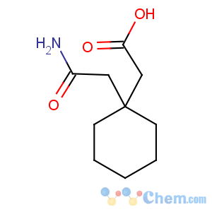 CAS No:99189-60-3 2-[1-(2-amino-2-oxoethyl)cyclohexyl]acetic acid