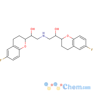 CAS No:99200-09-6 1-(6-fluoro-3,4-dihydro-2H-chromen-2-yl)-2-[[2-(6-fluoro-3,<br />4-dihydro-2H-chromen-2-yl)-2-hydroxyethyl]amino]ethanol