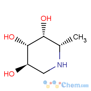 CAS No:99212-30-3 3,4,5-Piperidinetriol,2-methyl-, (2S,3R,4S,5R)-