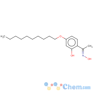 CAS No:99283-84-8 Ethanone, 1-[4-(decyloxy)-2-hydroxyphenyl]-, oxime