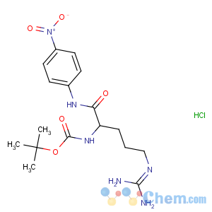 CAS No:99306-64-6 tert-butyl<br />N-[(2S)-5-(diaminomethylideneamino)-1-(4-nitroanilino)-1-oxopentan-2-yl]<br />carbamate
