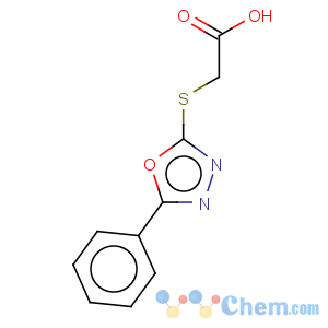 CAS No:99361-50-9 Acetic acid,2-[(5-phenyl-1,3,4-oxadiazol-2-yl)thio]-