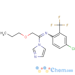 CAS No:99387-89-0 N-[4-chloro-2-(trifluoromethyl)phenyl]-1-imidazol-1-yl-2-<br />propoxyethanimine