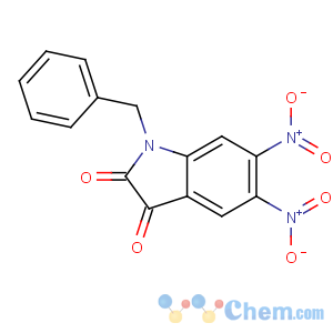 CAS No:99448-81-4 1-benzyl-5,6-dinitroindole-2,3-dione
