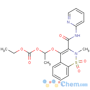 CAS No:99464-64-9 ethyl<br />1-[[2-methyl-1,1-dioxo-3-(pyridin-2-ylcarbamoyl)-1λ