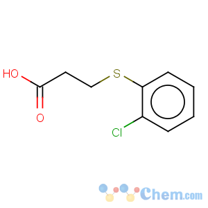 CAS No:99585-16-7 Propanoic acid,3-[(2-chlorophenyl)thio]-