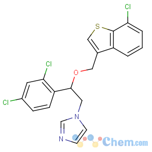 CAS No:99592-32-2 1-[2-[(7-chloro-1-benzothiophen-3-yl)methoxy]-2-(2,<br />4-dichlorophenyl)ethyl]imidazole