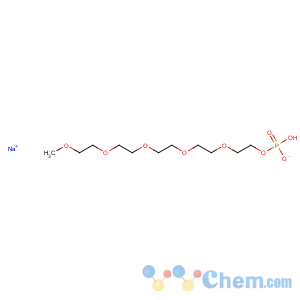 CAS No:99688-43-4 sodium 2,5,8,11,14-pentaoxahexadecan-16-yl hydrogen phosphate