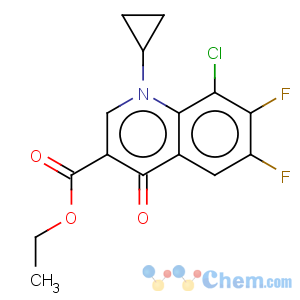 CAS No:99696-21-6 Ethyl 8-Chloro-1-Cyclopropyl-6,7-Difluoro-1,4-Dihydroquinoline-4-oxo-3-Carboxylate