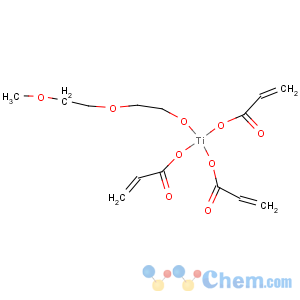 CAS No:99749-57-2 TITANIUM TRIACRYLATE METHOXYETHOXYETHOXIDE 90%