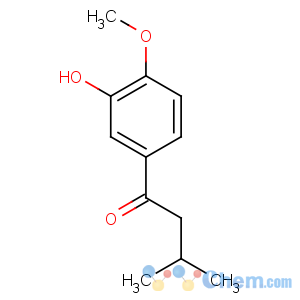 CAS No:99783-85-4 1-(3-hydroxy-4-methoxyphenyl)-3-methylbutan-1-one