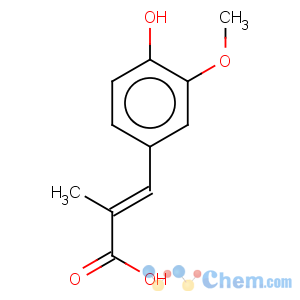 CAS No:99865-71-1 2-Propenoic acid,3-(4-hydroxy-3-methoxyphenyl)-2-methyl-